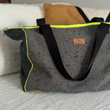 Drops Gray Medium Travel Bag