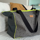 Drops Gray Medium Travel Bag