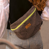 Drops Gray Shoulder Bag Fanny Pack