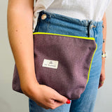 Oslo toiletry bag/ Fluorescent zipper wallet